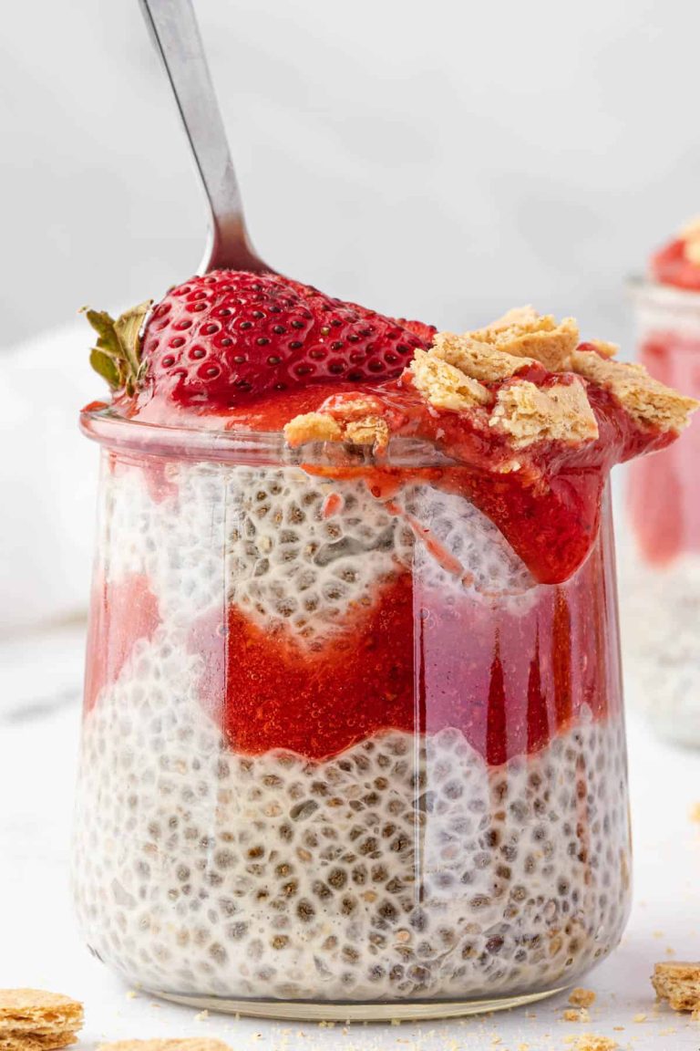 Pudding de Chia au Fromage Frais et aux Fraises – Maison de Nash Eats