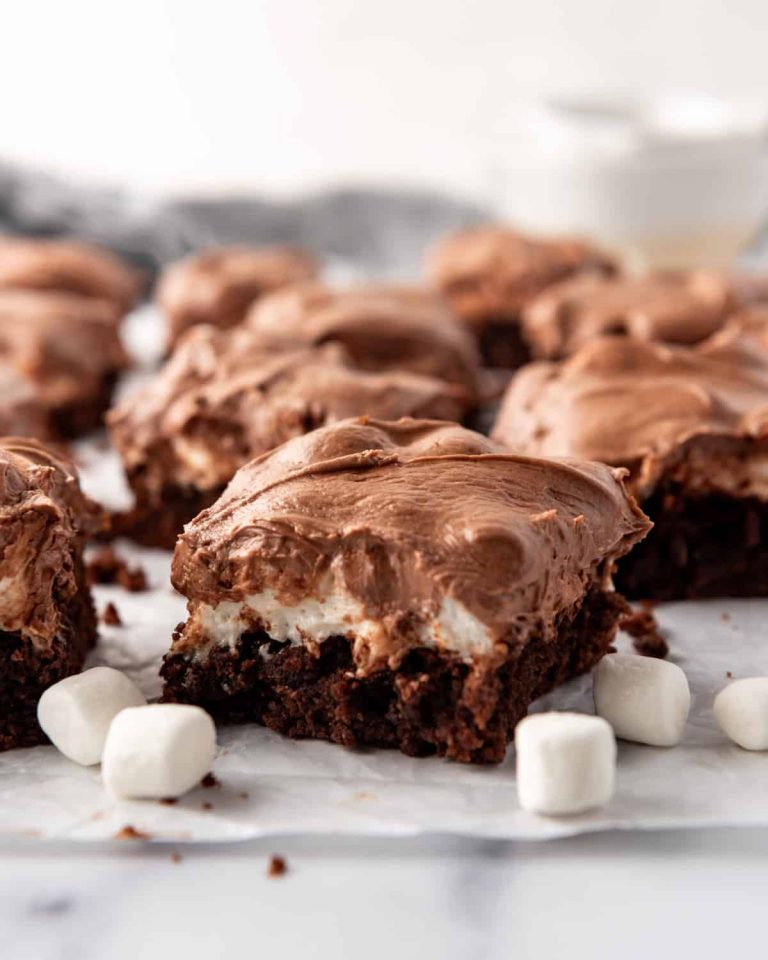 Brownies aux guimauves glacées – Maison des Délices de Nash