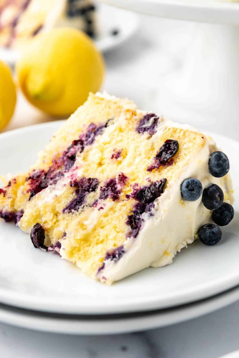 Gâteau au Citron et aux Myrtilles – Maison de Nash Eats
